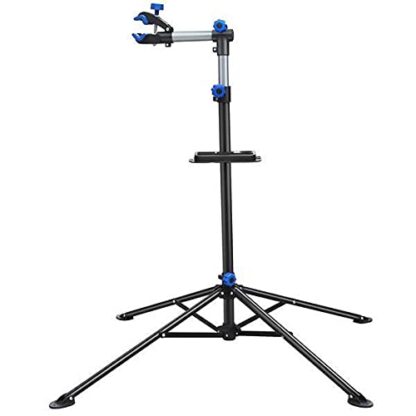 Pro Mechanic Bicycle Repair Workshop Stand Foldable Maintenance Rack w/Tool Tray Height Adjustble Extensible Bike Repair Rack for Road & Mountai - Image 10