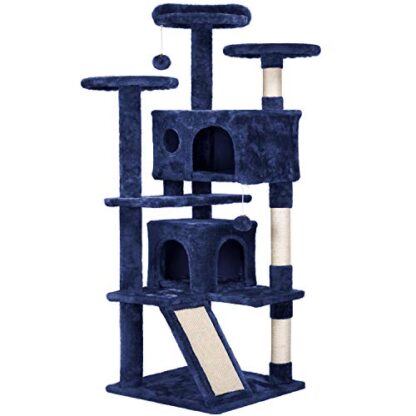 Cat Tree Scratcher Play House Condo Furniture 55inches - Image 7