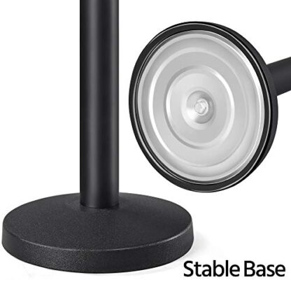 Set of 2 Red Retractable Belt Crowd Control Stanchion/Queue Line Barrier/Post/Ropes/Pole Black - Image 2