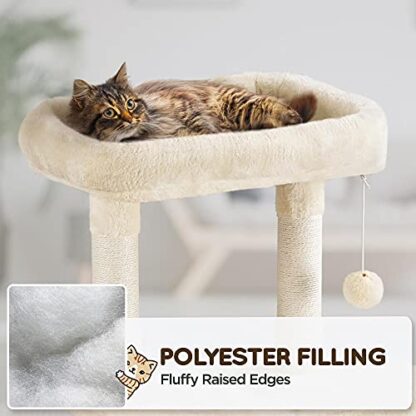 63in Multi-Level Cat Tree for Indoor Cats, Cat Tower Cat Condo w/Scratching Posts, Cat Activity Center Cat Climbing Stand Kitty Play House - Image 6