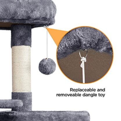 63in Multi-Level Cat Tree for Indoor Cats, Cat Tower Cat Condo w/Scratching Posts, Cat Activity Center Cat Climbing Stand Kitty Play House - Image 2