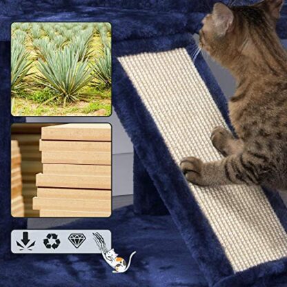 Cat Tree Scratcher Play House Condo Furniture 55inches - Image 5