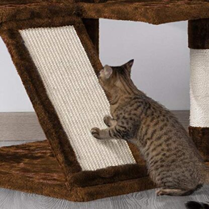 Cat Tree with Sisal-Covered Scratching Posts 55 inches - Image 7