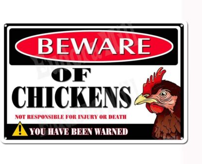 8"x12" Novelty Metal Coop Kitchen Sign Metal tin Sign Country Home Farm Decor Wall Art Sign Funny Gag Gifts