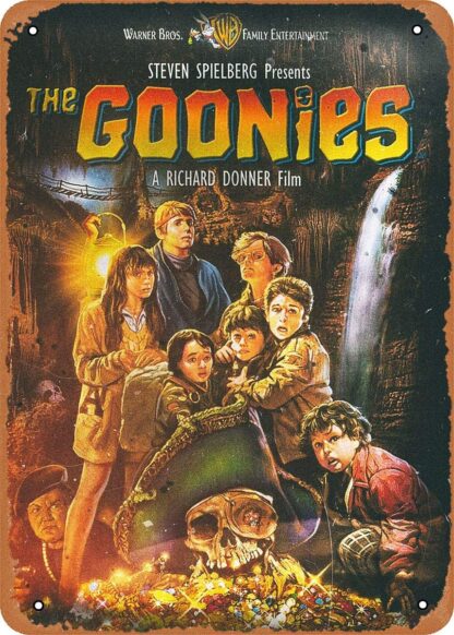 8 X 12 Inch The Goonies Movie Poster Retro Vintage Movie Poster - Vintage Metal Tin Sign for Home Bar Pub Garage Decor Gifts