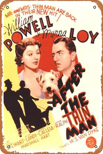 8x12 inch After The Thin Man Retro Vintage Metal Tin Sign Home Decor Art