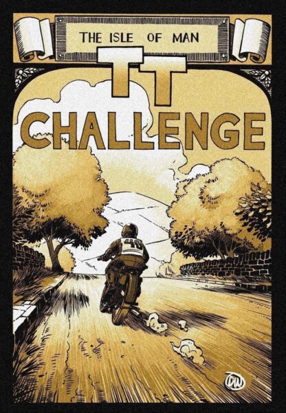 8x12 inch The Isle Of Man Tt Challenge Motorcycle Vintage Retro Metal Tin Sign