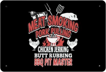 8x12 inch Meat Smoking Pork Pulling Chicken Jerking Butt Rubbing BBQ