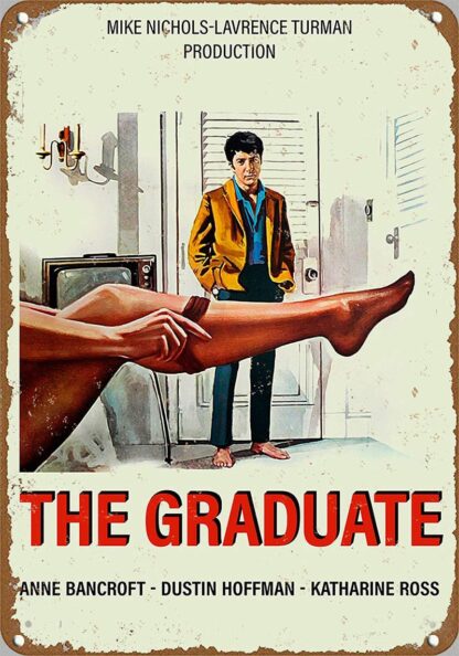 8x12 inch The Graduate 1967 Movie Novelty Tin Metal Sign