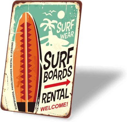 8x12 inch Surf Boards Tin Signs, Sign for Plaque Poster,for Bars,Restaurants