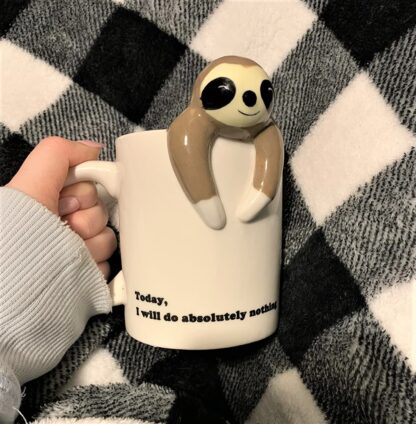 Funny Sloth Coffee Mug, Cute Sloth Gifts For Women and Men