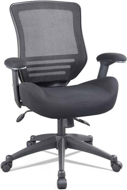 Black Frame Black Fabric Office Computer Desk Chair