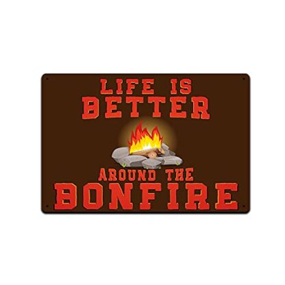 8x12 inch Camp Fire Bonfire Firepit or Camping