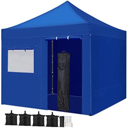 Navy Blue Pop Up Canopy Tent Commercial Instant Canopies - Image 2