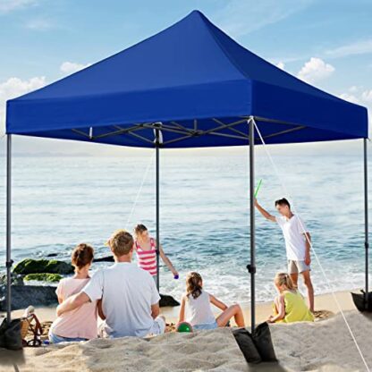 Navy Blue Pop Up Canopy Tent Commercial Instant Canopies - Image 6