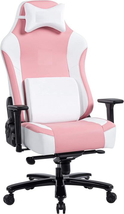 Pink Big and Tall Gaming Chair  Gaming Chair - Image 2