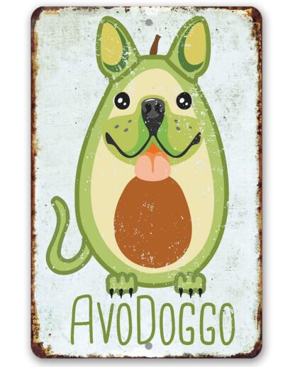 8x12 inch Metal Sign - Avodoggo - Durable Metal Sign