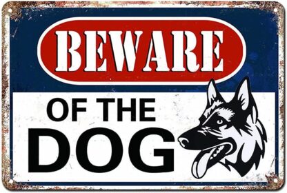 8x12 inch Beware of Dog Sign - No Trespassing Sign