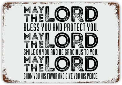 8x12 inch May The LORD Bless You And Protect You