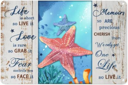 8x12 inch Nautical Octopus Sea Life Vintage Farmhouse Signs