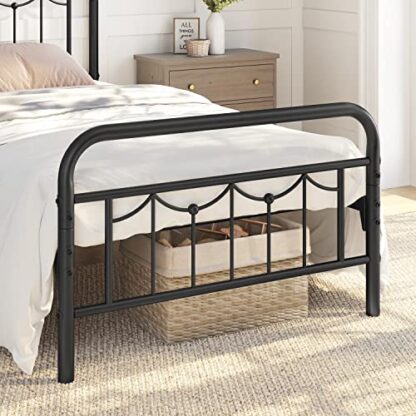 Black Twin Size Metal Bed Frame - Image 5