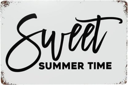 8"x12" for with English Text - Sweet Summer Time Gifts Aluminum Tin Sign