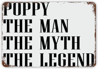 8x12 inch The Man The Legend Metal Sign Family Wall Art Vintage Style Tin Signs