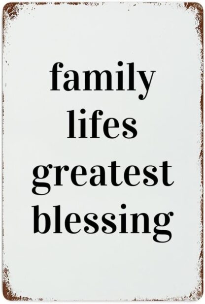 8x12 inch Metal Sign Family Lifes Greatest Blessing Signs Old Tin Signs