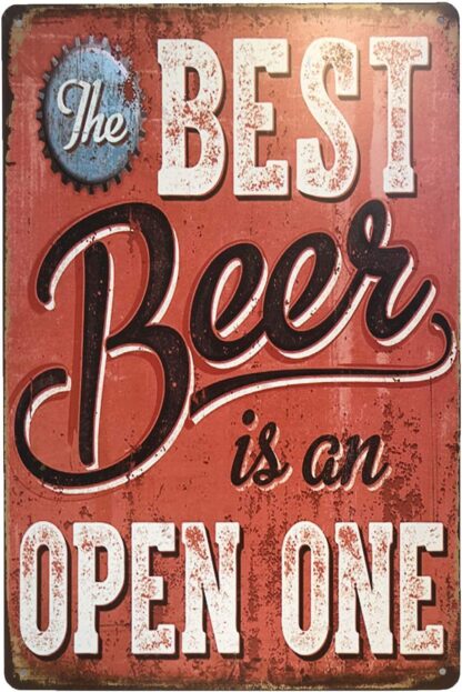 8x12 inch Bar Decorations Signs Vintage Metal Tin Sign Funny Beer Signs