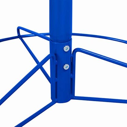 Set of 2 Blue Portable Disc Golf Target Metal Frisbee Golf Basket - Image 4