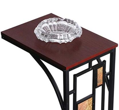 Brown C Table End Table Sofa Side Table Slides - Image 6