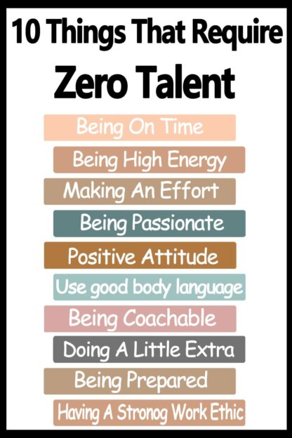 8x12 inch Metal Sign 10 Things That Require Zero Talent Retro Metal Tin Sign