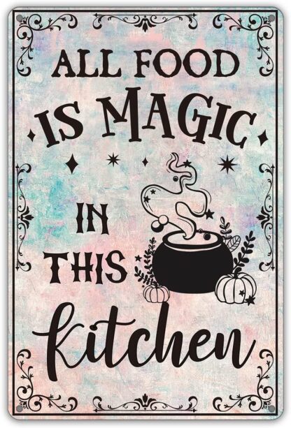 8x12 inch Funny Kitchen Quote Metal Tin Sign